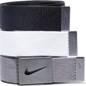 Men's Adjustable Golf Belt 3-Pack, One Size